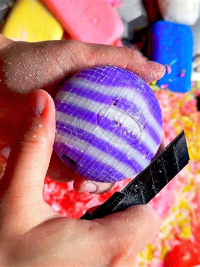 Rainbow Soap Cutting ASMR for Deep Relaxation