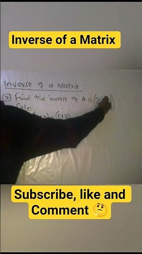 inverse of a matrix