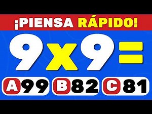Multiplication Tables from 5 to 9 for Kids! Easy Level | Multiplication Exercises