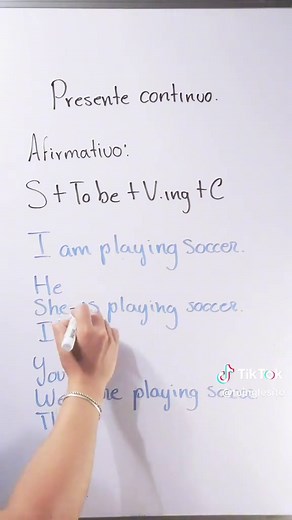 Aprende el Presente Continuo en Inglés