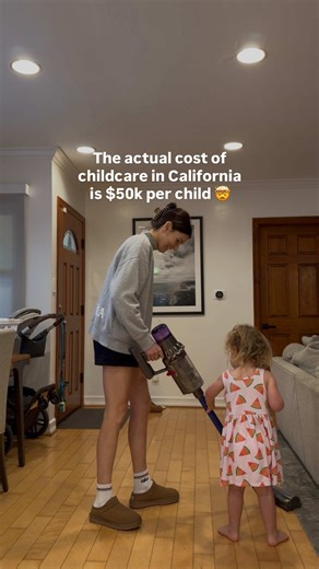 And they are wondering why millennials aren’t buying houses?! But seriously the math ain’t mathin’ once you get to two children. And this is why we choose to live below our means, renting a small, outdated home. So we can pay for childcare and still save a little to invest and put into our futures. So many factors go into each individual family’s personal equation but one thing I know for sure is that the cost of childcare shouldn’t be this way!!! #workingmom #childcare #costofliving