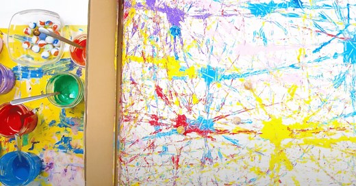 Marble Painting for Kids