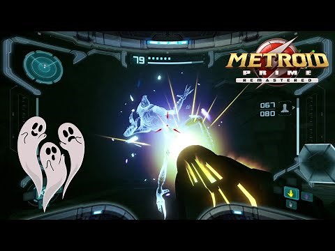 Metroid Prime Remastered Switch Gameplay - Chozo Ghost Trio [Chozo Ruins - Hall of the Elders]