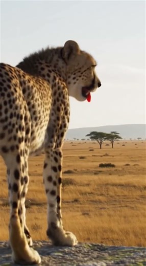 💨😳Cheetah Runs Full Speed but Still Can’t Catch the Roadrunner!