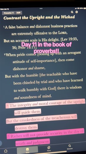Day 11 in the book of Proverbs!!🫶🏾♥️ #God #christiangirl #scripture #bible #fyp