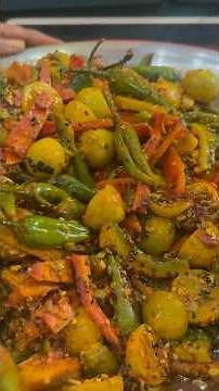 Mix vegetable achaar recipe | village style achaar | cooking with sabeera