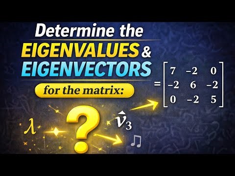 Eigen values & eigen vectors | Linear Algebra | Part 2