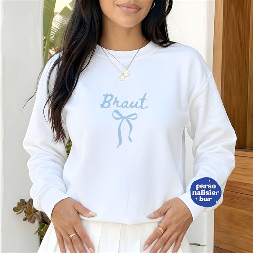 Bride and Team Bride Hen Party 2026 Sweatshirt, Hen Party Outfit, Coquette Bride Team Shirt, Maid of Honor Gift, Bow Sweater - Etsy