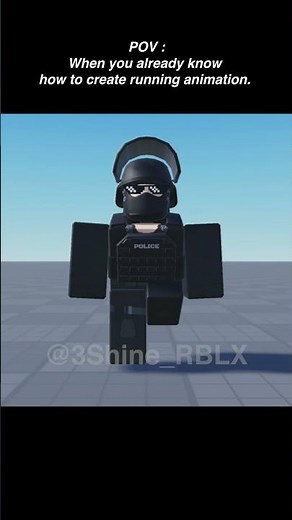POV : When you already know how to create running animation. | #robloxanimation