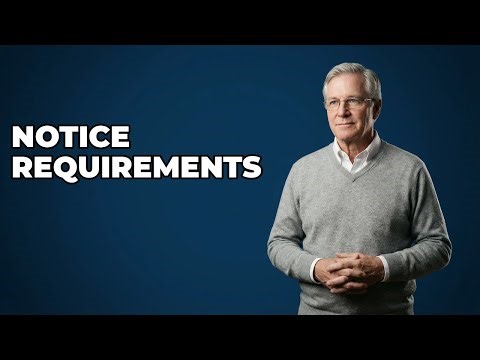 What Information Is Required in a Creditor Notice?