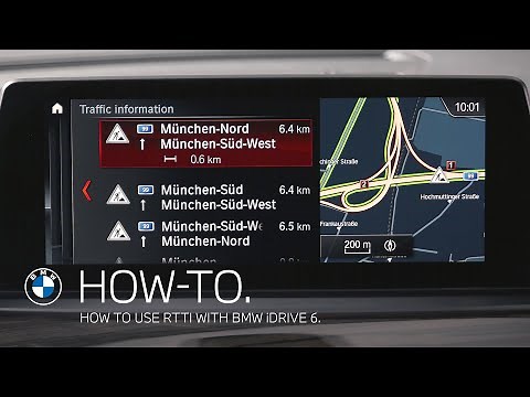 How to use RTTI in your BMW with iDrive 6 – BMW How-To