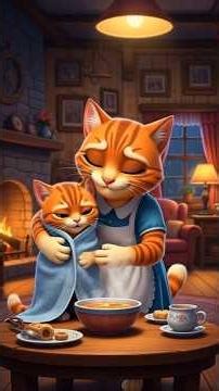 He followed a paper boat… and almost never came back. 🌧️🐾A mother’s love never gives up. ❤️