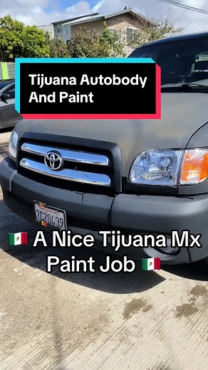 Toyota Tundra Auto Body Paint Job in Tijuana