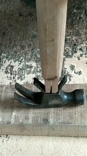 This is the tutorial for installing a hammer handle that is strong and sturdy#viral