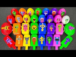 Mixing Incredibox Sprunki Characters in Slime! Clay Creations & Satisfying ASMR