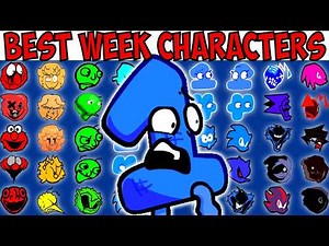 ALL BEST WEEK CHARACTERS | FNF Character Test | Gameplay VS Playground