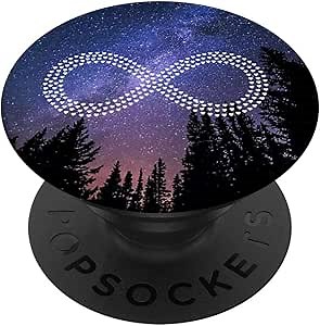 Infinity Love Symbol Galaxy Universe Milky Way Space PopSockets PopGrip: Swappable Grip for Phones & Tablets