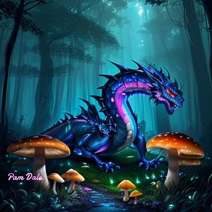 1.3K views · 387 reactions | Neon Mushroom Forest. | Pam's Gifs and Videos | Facebook