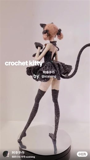 Cute Crochet Kitty Girl Tutorial for Beginners