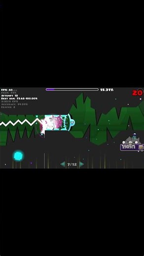 I start the deco.... I love creating this level! #geometrydash #gd