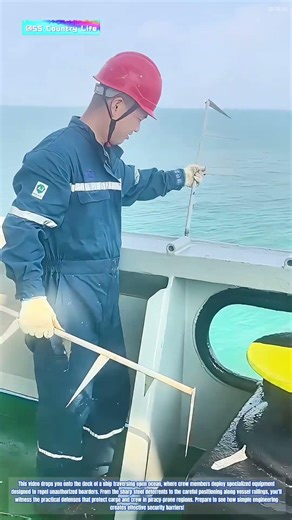 Steel and Defense: How Maritime Crews Install Anti-Piracy Barriers at Sea