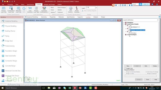 STAAD.PRO结构分析软件 基础操作系列视频讲解--欢迎访问Bentley 中文技术资料库
