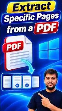 How to Extract Specific Pages from a PDF on Windows PC