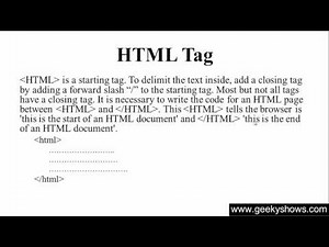 4. HTML Tag in HTML (Hindi)