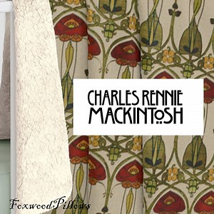 Mackintosh 'voyage' Sherpa Fleece Blanket: Art Nouveau Throw - Etsy