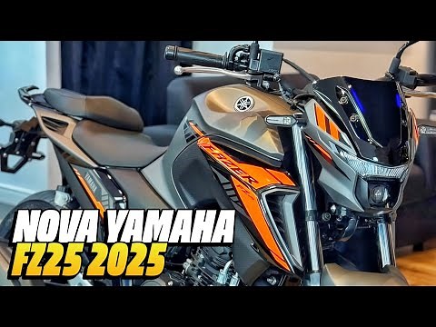 NOVA YAMAHA FAZER 250 2025 | FZ25, NOVAS CORES!