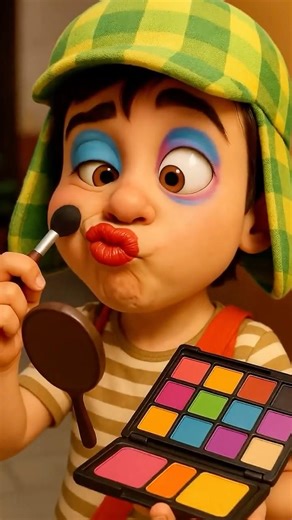 Everyone wants Chaves makeup after seeing this! 🤡🔥