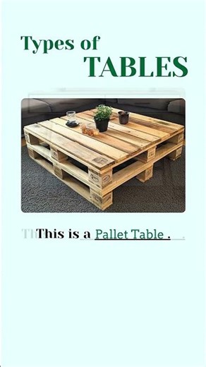 Different Types of Tables 😳 Watch till end and check How many tables can you name? || Daily Vocabs