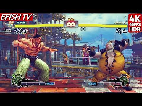 Chief is back! T. Hawk vs Rufus (Hardest AI) - Ultra Street Fighter IV