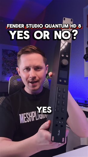 IVAN Meshcheriakov 💿 on Instagram: "Fender Studio Quantum HD 8 🎛️ • 26-in / 30-out via ultra-fast USB-C • 1U rack design = powerful + compact • Fender front instrument ins + dedicated re-amp outs • Auto Gain for fast, clean level setting • MAX-HD preamps (up to 75 dB) • DSP loopback for streaming + monitoring • ADAT, S/PDIF, Word Clock for full studio integration • 10 DC-coupled line outs for routing/CV workflows Comment if you would use it and for what. What should I review next? Paid partner