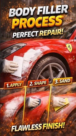 How Professionals Do Body Filler Work 😮