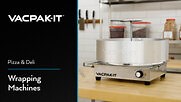 VacPak-It Pizza and Deli Wrapping Machine Video | WebstaurantStore