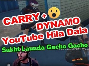 CarryMinati with Dynamo Gaming VS All, Best entertaining moments for fans