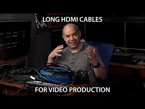 Long HDMI Cables for ATEM Mini Switchers and Other Applications