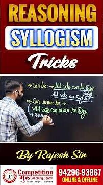 Reasoning Syllogism Tricks For All Competitive Exams | Shortcut by Rajesh Sir