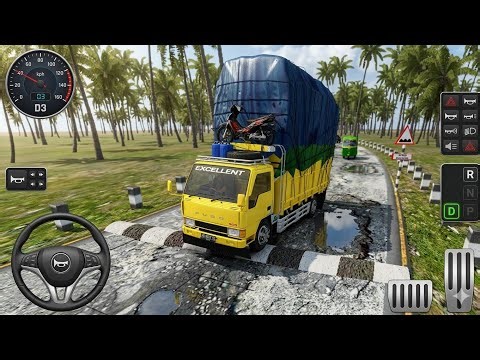 Overload Truck Driving vs Broken Speed Breaker Map 😱 | BUSSID Indian Traffic Mod