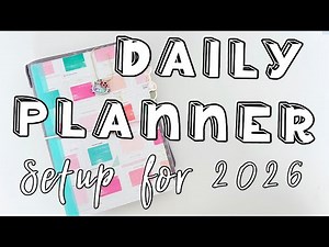 ERIN CONDREN PETITE PLANNER SETUP 2026 | HOW I SETUP MY PETITE FOLIO SYSTEM