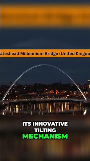 Gateshead Millennium Bridge: Modern Marvel on the Tyne #shorts