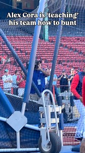 Alex Cora led his team’s bunting practice | WEEI Boston's Sports Original