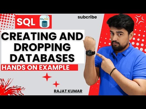12.Creating and dropping databases IN MYSQL | 5 MINUTES
