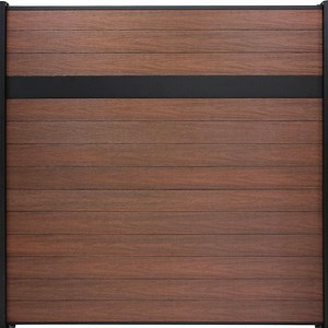 Reviews for EuroFence Euro Style 6 ft. H x 6 ft. W Estate Black Rose Aluminum/Composite Horizontal Fence Section | Pg 1 - The Home Depot