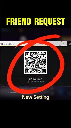 Free fire qr code setting || free fire new setting