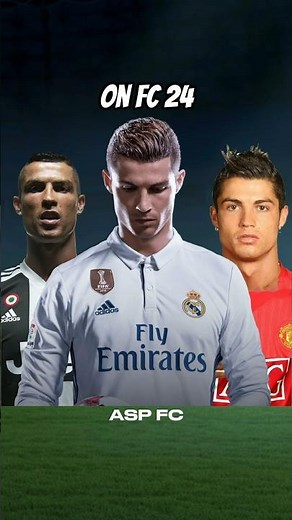 I added every version of Cristiano Ronaldo to the same team on FC 24