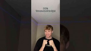 bwag: pov opponent's hands shaking, body language meme