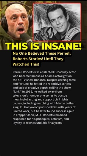 No One Believed These Pernell Roberts Stories! Until They Watched This! #shorts