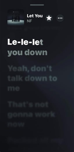 Let You Down - Full Song Lyrics